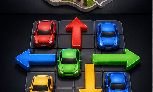 Traffic Escape Puzzle Kit concept artwork